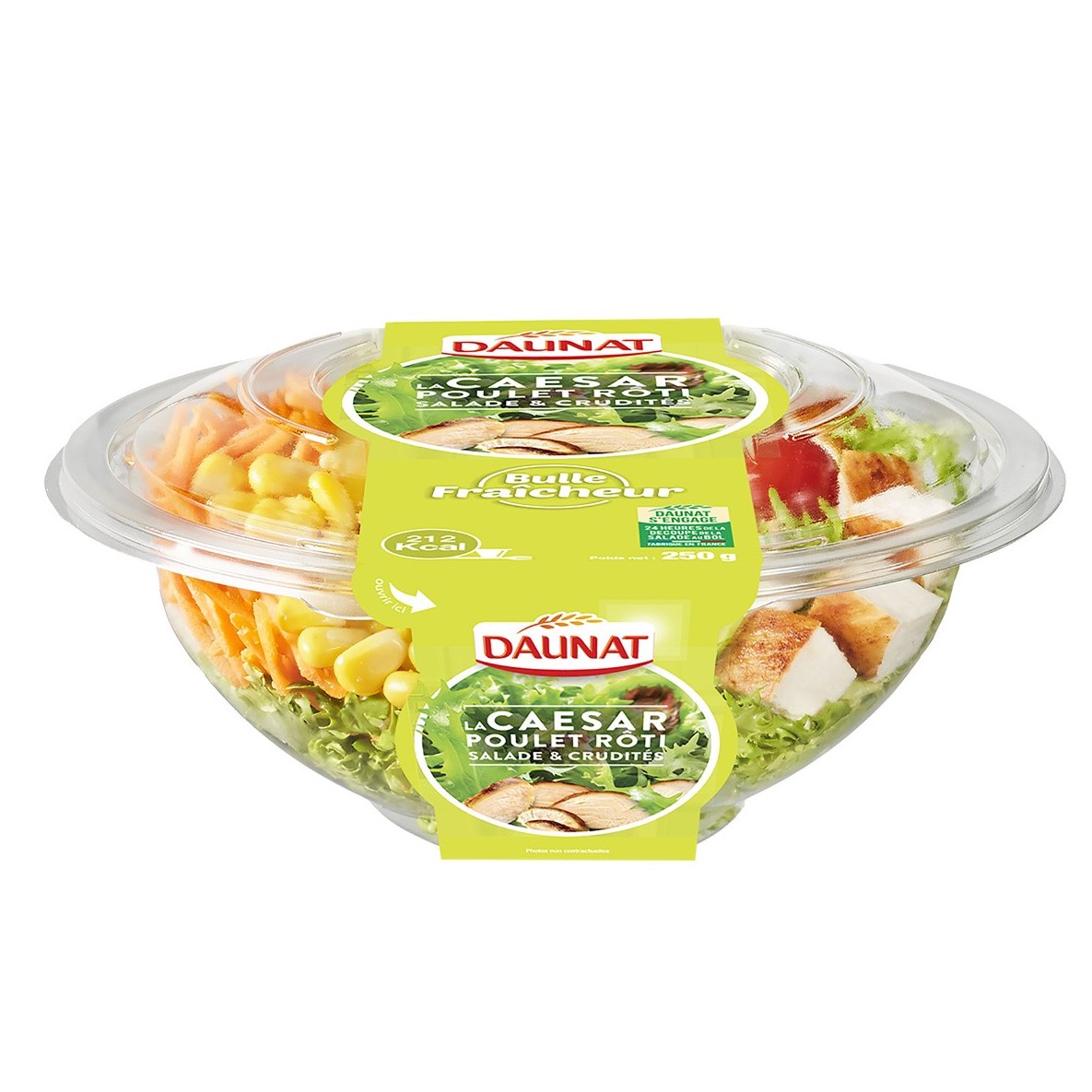 Salade La Caesar Poulet rôti/ cruditéss